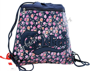 Zaino Multiuso Leggero Blu Floral Carlsberg