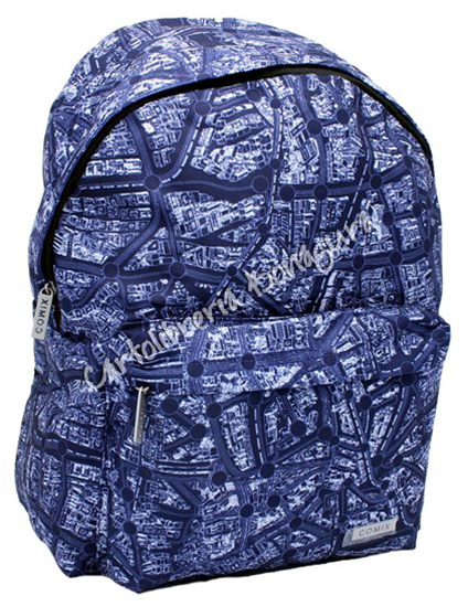 Zaino Americano Blu Allover Comix