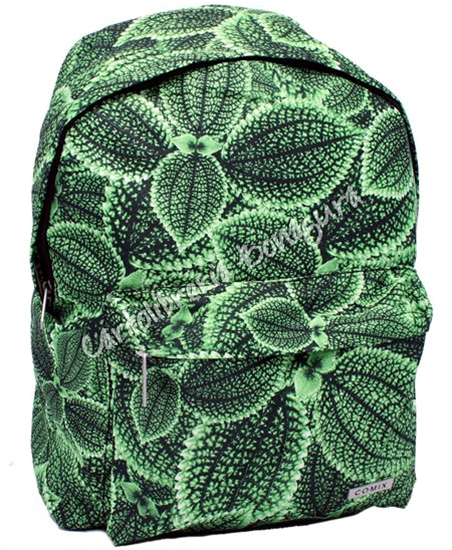 Zaino Americano Verde Allover Comix