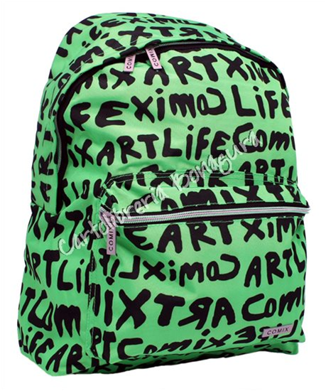 Zaino Americano Verde Lettering Special Comix