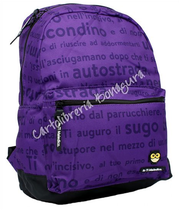 Zaino Americano Viola Allover Io Ti Maledico