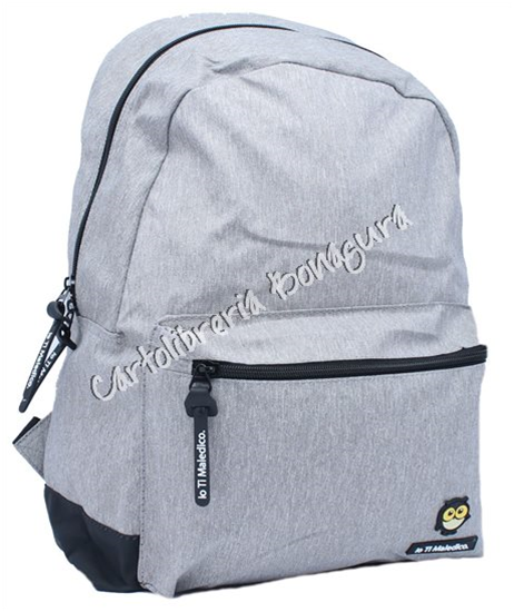 Zaino Americano Grigio Chiaro Monocromo Io Ti Maledico