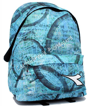 Zaino Americano Azzurro Graffiti Diadora