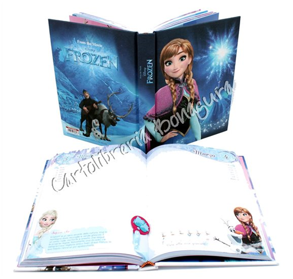 Diario Standard 12M Tessuto Frozen by Accademia