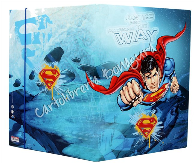 Cartella Portadisegni Azzurro Superman