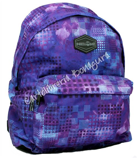 Zaino Americano Geometric All-Over Ne.On
