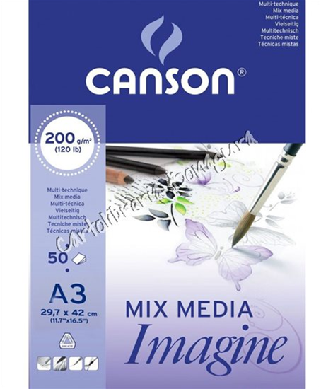 Blocco Mix Media Imagine A3 Canson