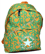 Zaino Americano Arancione Verde Pattern All Star Converse