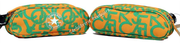 Bustina Doppia Arancione Verde Pattern All Star Converse