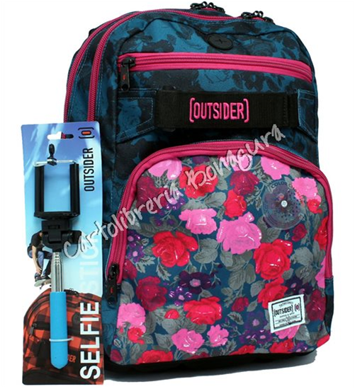 Zaino Americano Heavy Weighter Roses Outsider
