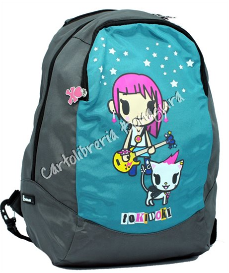 Zaino Reversibile Azzurro Tokidoki