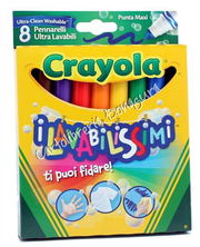 Pennarelli Punta Maxi 8pz I Lavabilissimi Crayola