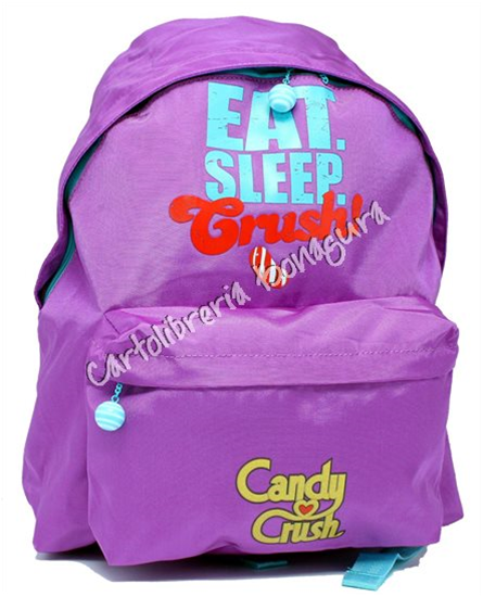 Zaino Americano Viola Candy Crush