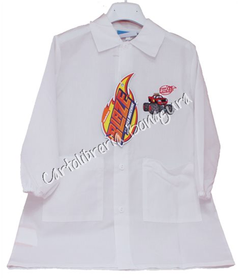 Grembiule Asilo Bianco Taglia 45 Blaze