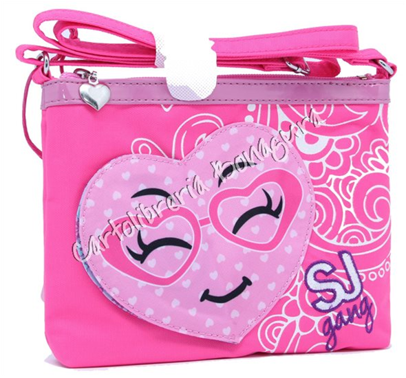 Flat Shoulder Bag Rosa SJ Seven