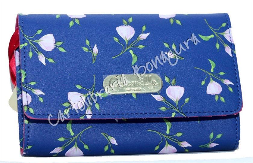 Portafoglio Blu Camomilla Gift