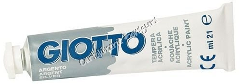 Tempera Agrilica 21ml Giotto Argento