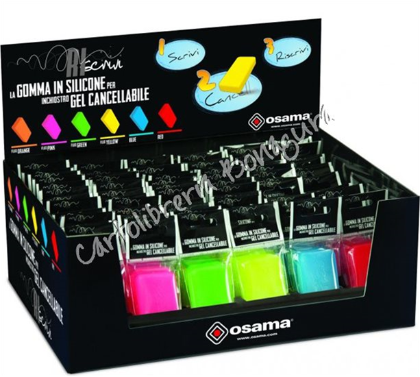 Gomma in Silicone per Inchiostro Gel Cancellabili Osama