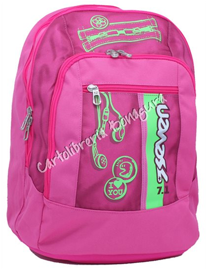 Zaino New Advanced Fucsia Colorful Girl Seven
