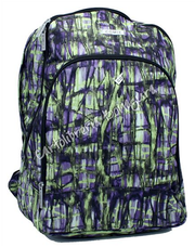 Zaino Organizzato Viola/Verde Allover Comix