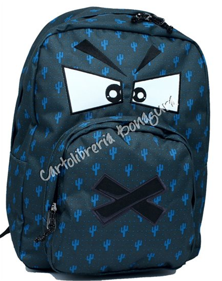 Zaino Americano Ollie Face Gray Cactus Fantasy Invicta