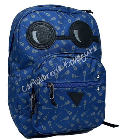 Zaino Americano Ollie Face Yap Blue Guitars Invicta