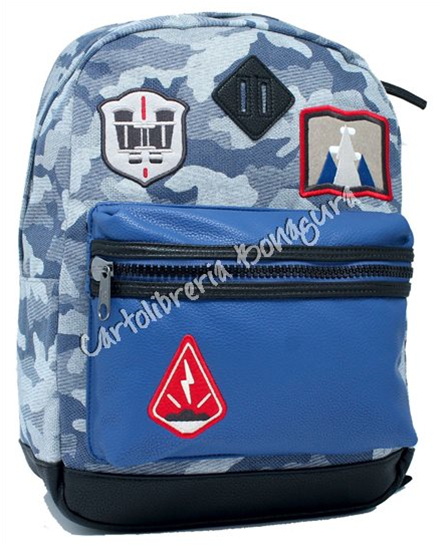 Zaino Americano Ollie Rise Camou Blue Denim Invicta