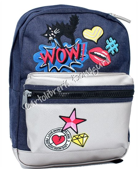 Zaino Americano Ollie Rise Blue Denim Invicta