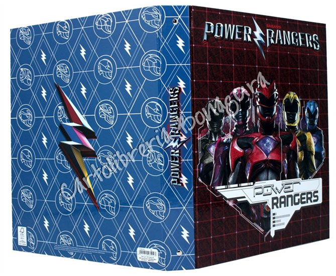 Copertina Ad Anelli Blu Power Rangers