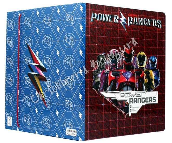 Cartella Portadisegni Blu Power Rangers