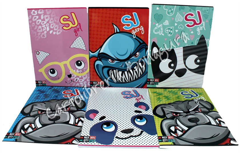 Quad. Maxi Rig. A - Righe Per 1 - 2 elementare Animali da SJ Seven