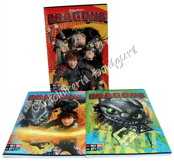 Quad. Maxi Rig. C - Righe con margine Per 4-5 elem. medie e superiori Dragons Vikings