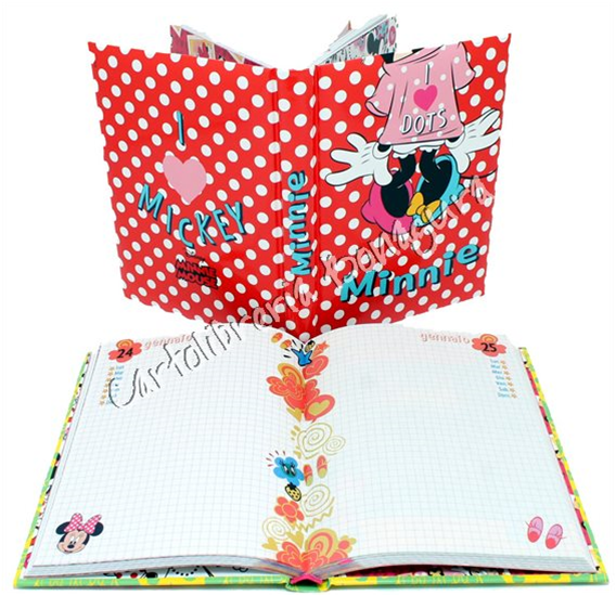 Diario Standard 10M Rosso Pop Minnie