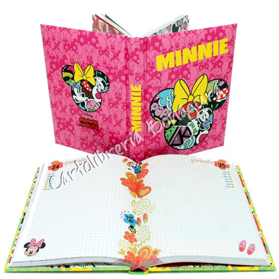 Diario Standard 10M Fucsia Pop Minnie