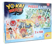 Puzzle 2x108 Yokai Watch A New Adventure Begins Lisciani
