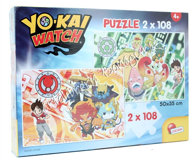Puzzle 2x108 Yokai Watch A New Adventure Begins Lisciani