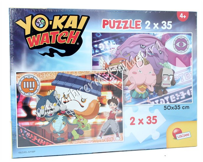 Puzzle 2x35 Yokai Watch Word Of Yo-Kai Lisciani
