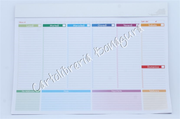 Planning Settimanale da Tavolo Non Datato 43x31