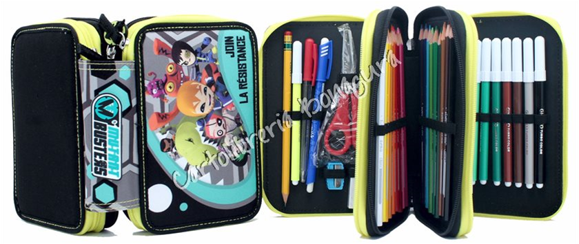 Astuccio 3 Zip Mutant Busters