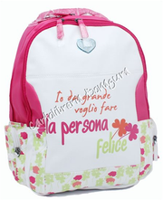 Zaino Organizzato Ecopelle Io da Grande Voglio Fare... MiniP� Pandorine