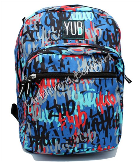 Zaino Big Plus Blu Graffiti Yub Seven