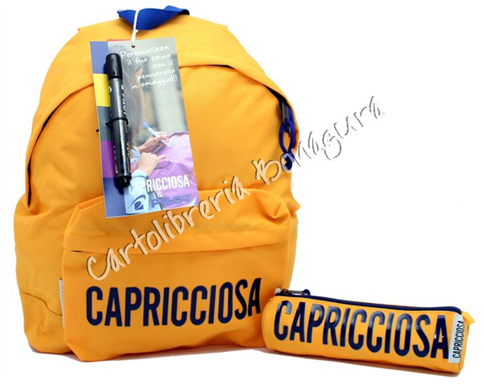 Zaino Americano + Tombolino e Kit DYE Yellow Capricciosa