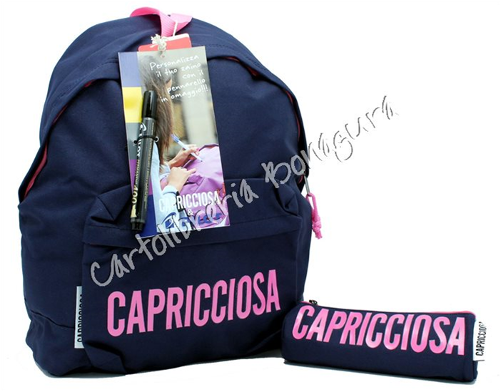 Zaino Americano + Tombolino e Kit DYE Blue Capricciosa
