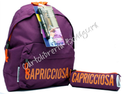 Zaino Americano + Tombolino e Kit DYE Purple Capricciosa