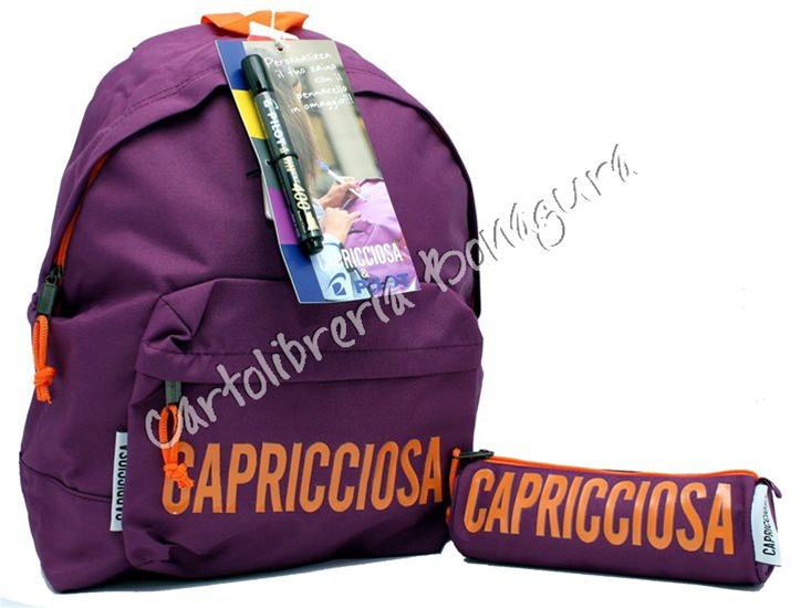Zaino Americano + Tombolino e Kit DYE Purple Capricciosa