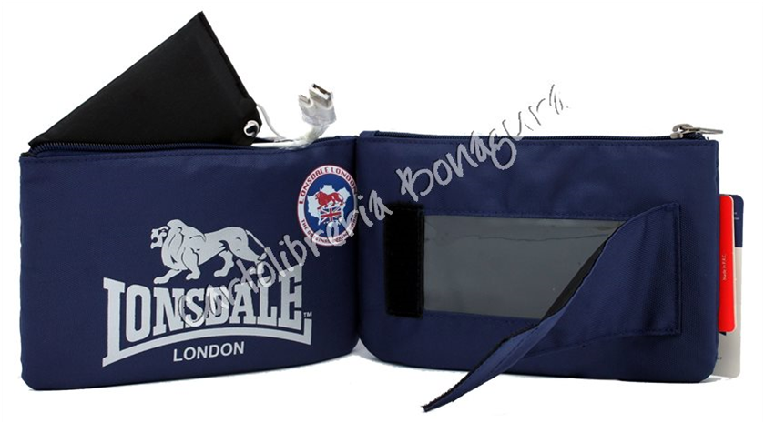 Bustina Power New C/Finestra Touch Blu Lonsdale