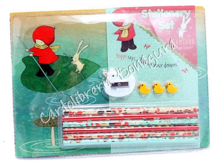 Stationery Set Discipline Poppi Loves Santoro