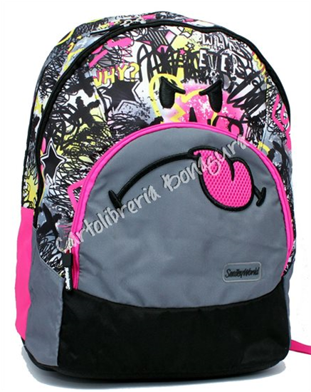 Zaino Organizzato Fucsia Smile World