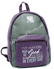 Zaino Americano in Ecopelle Viola MiniP� Pandorine
