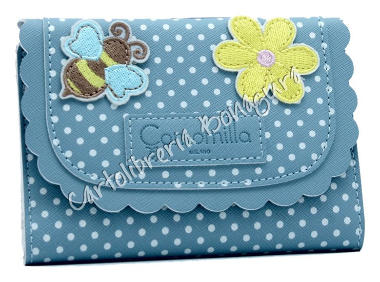 Portafoglio Azzurro Pastel Dream Camomilla